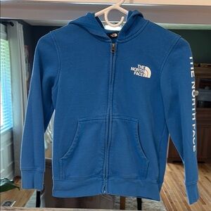 The North Face Kids Full-Zip Blue Hoodie